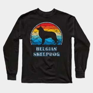 Belgian Sheepdog Vintage Design Dog Long Sleeve T-Shirt